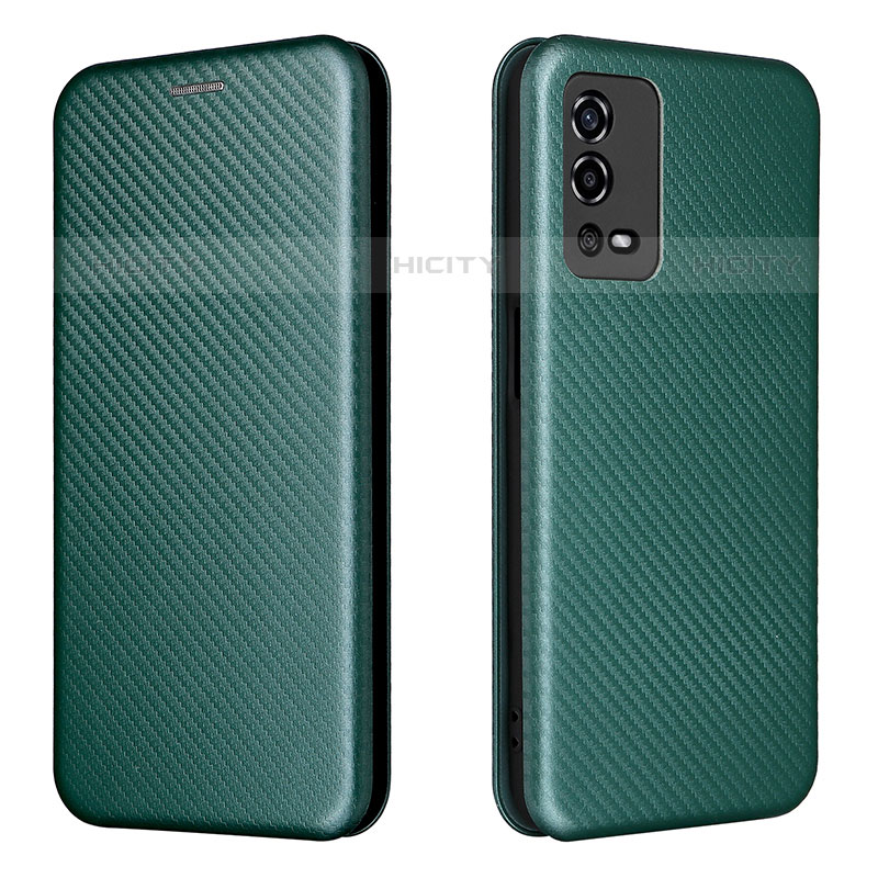 Funda de Cuero Cartera con Soporte Carcasa L02Z para Oppo A55 4G