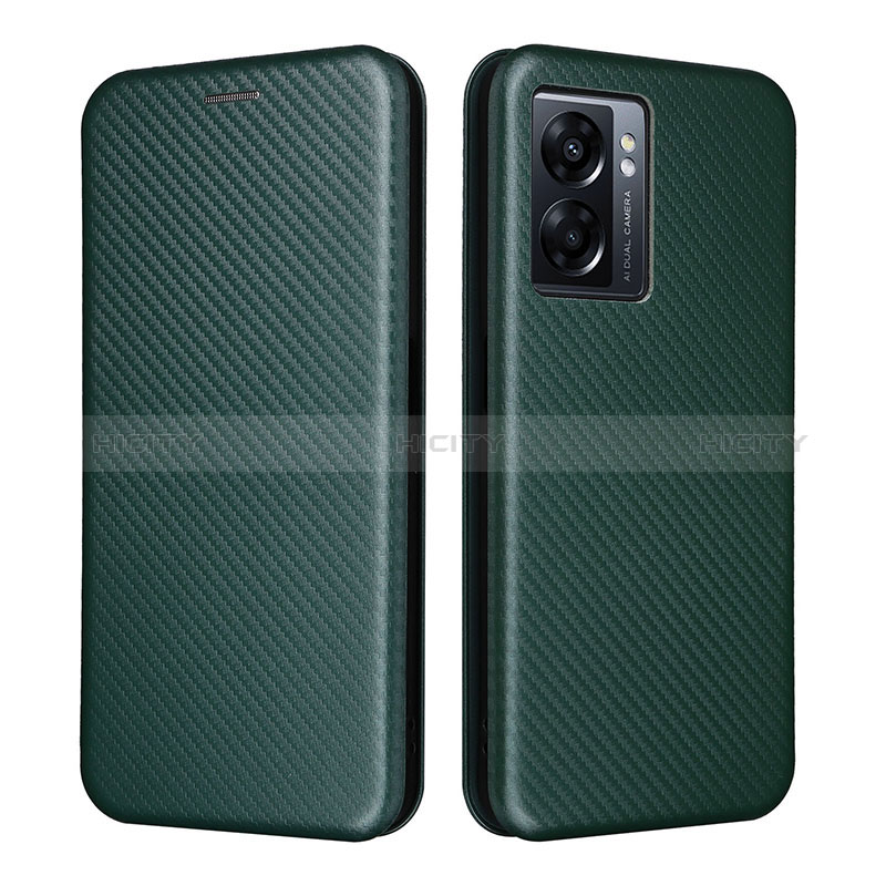 Funda de Cuero Cartera con Soporte Carcasa L02Z para Oppo A56S 5G