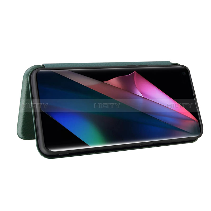 Funda de Cuero Cartera con Soporte Carcasa L02Z para Oppo Find X3 5G