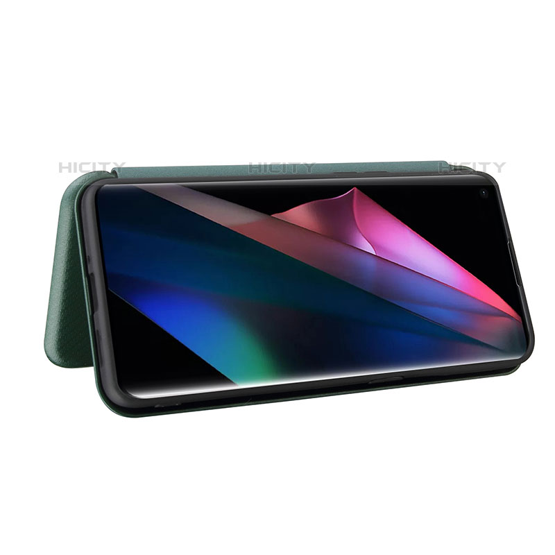 Funda de Cuero Cartera con Soporte Carcasa L02Z para Oppo Find X3 Pro 5G