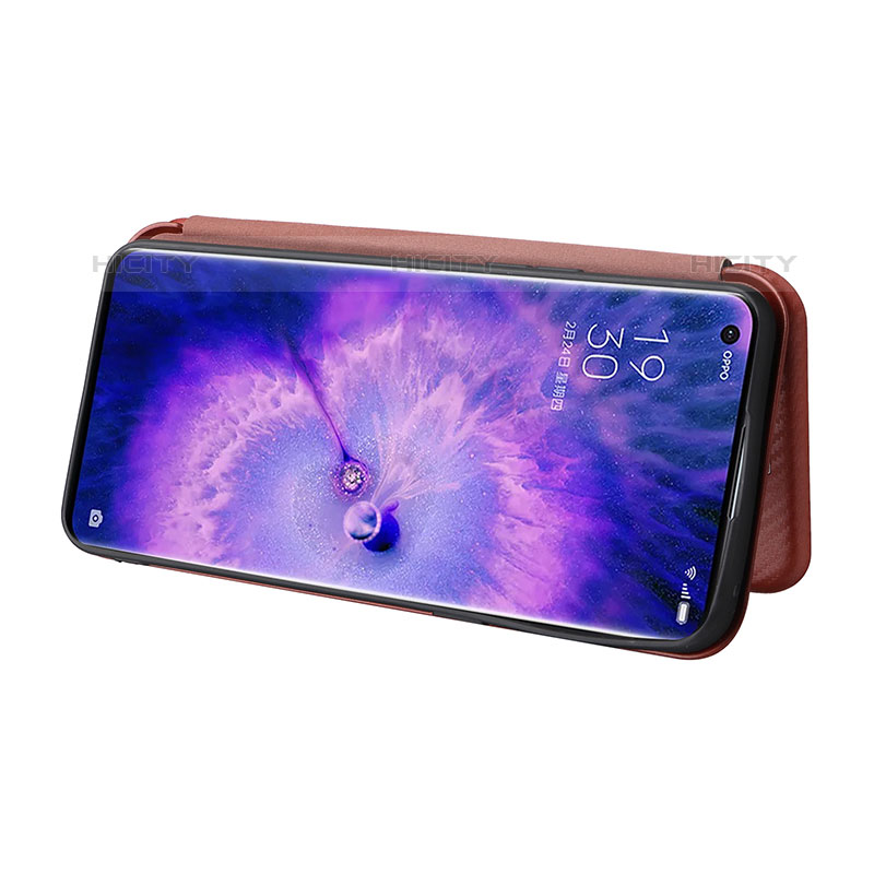 Funda de Cuero Cartera con Soporte Carcasa L02Z para Oppo Find X5 Pro 5G