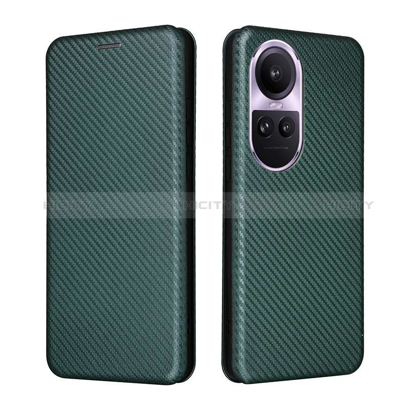 Funda de Cuero Cartera con Soporte Carcasa L02Z para Oppo Reno10 Pro 5G Azul