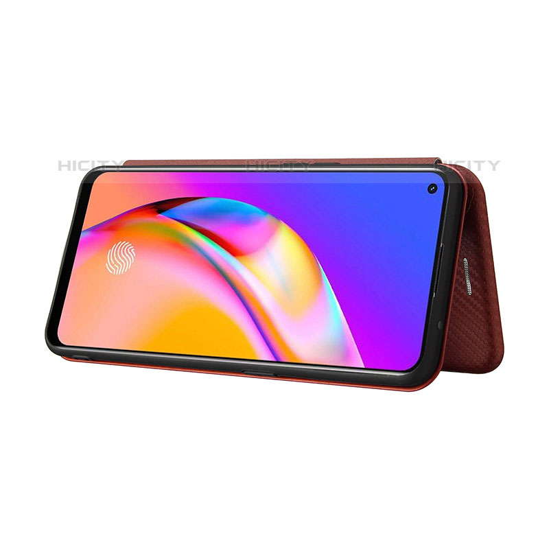 Funda de Cuero Cartera con Soporte Carcasa L02Z para Oppo Reno5 F