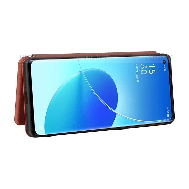 Funda de Cuero Cartera con Soporte Carcasa L02Z para Oppo Reno6 Pro 5G India