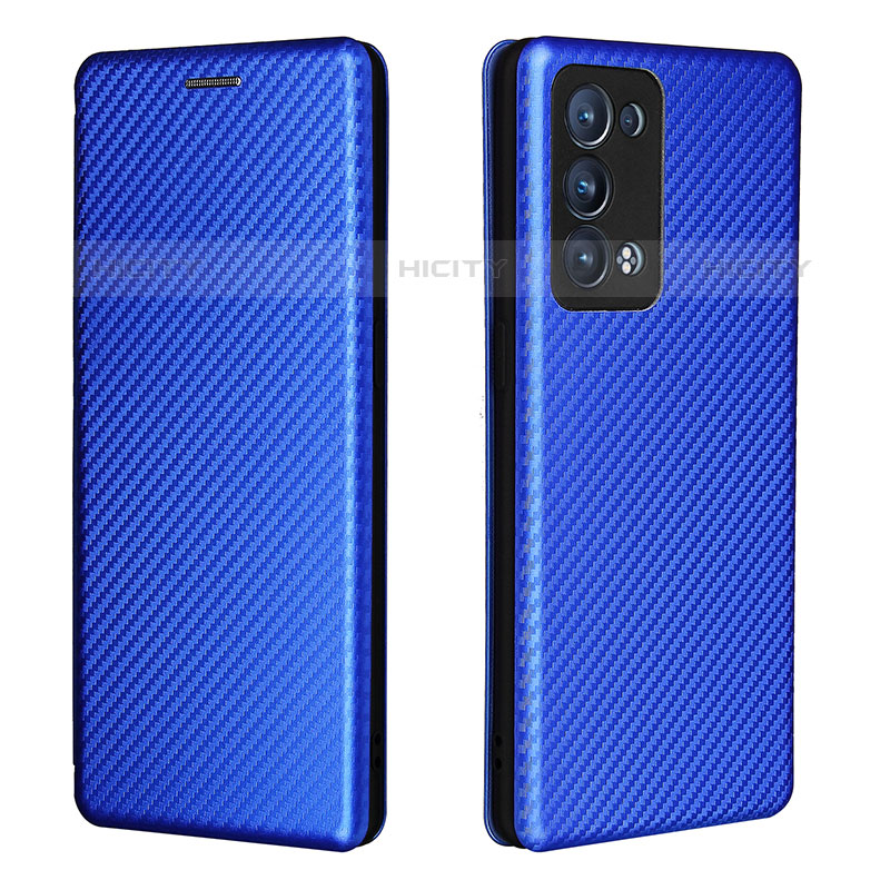 Funda de Cuero Cartera con Soporte Carcasa L02Z para Oppo Reno6 Pro+ Plus 5G