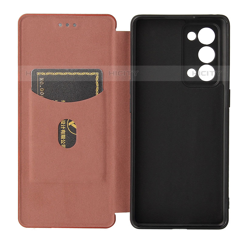 Funda de Cuero Cartera con Soporte Carcasa L02Z para Oppo Reno6 Pro+ Plus 5G