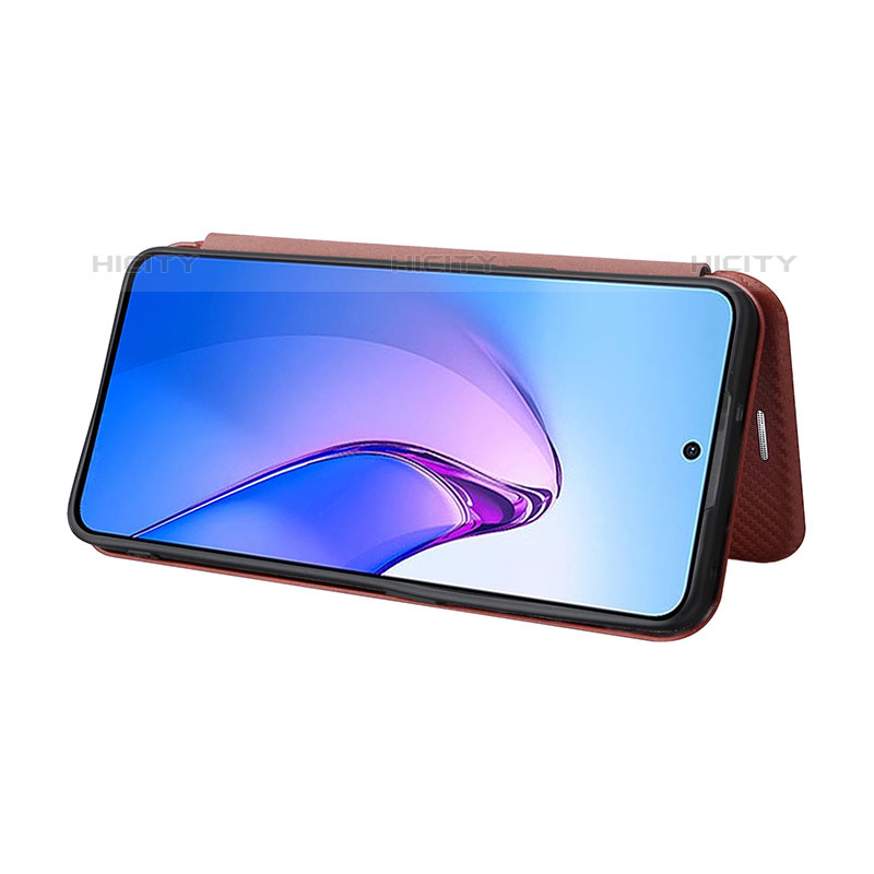 Funda de Cuero Cartera con Soporte Carcasa L02Z para Oppo Reno8 Pro+ Plus 5G