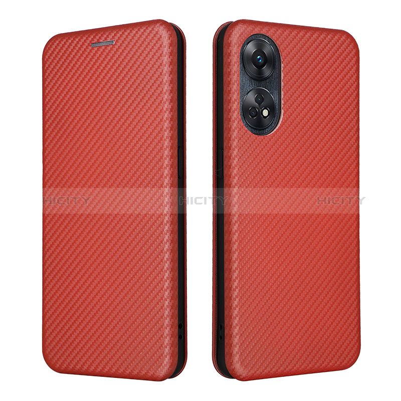 Funda de Cuero Cartera con Soporte Carcasa L02Z para Oppo Reno8 T 4G