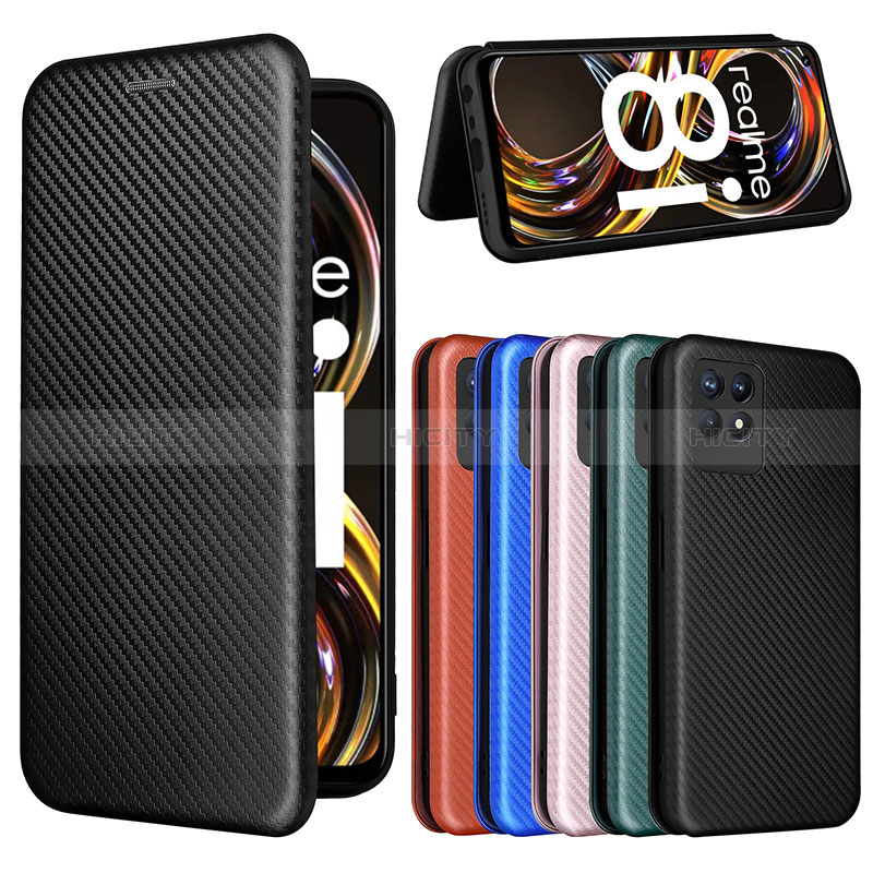 Funda de Cuero Cartera con Soporte Carcasa L02Z para Realme 8i