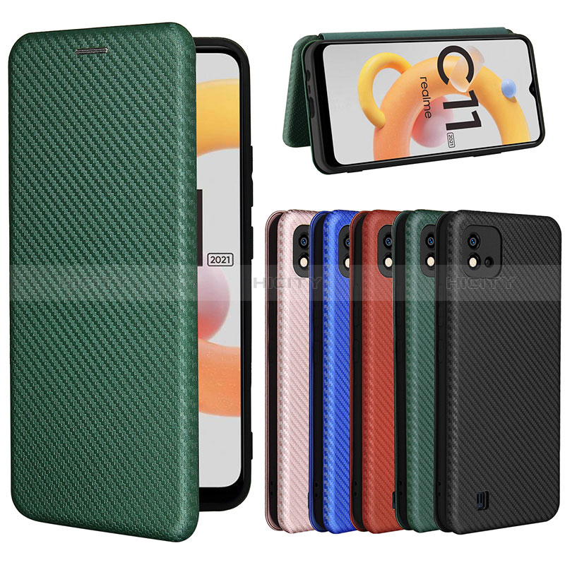 Funda de Cuero Cartera con Soporte Carcasa L02Z para Realme C20