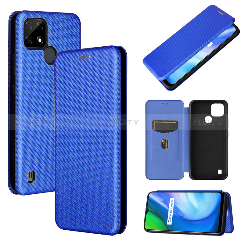 Funda de Cuero Cartera con Soporte Carcasa L02Z para Realme C21