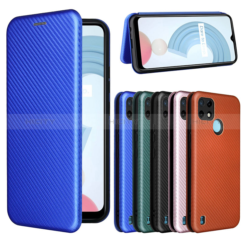 Funda de Cuero Cartera con Soporte Carcasa L02Z para Realme C25Y