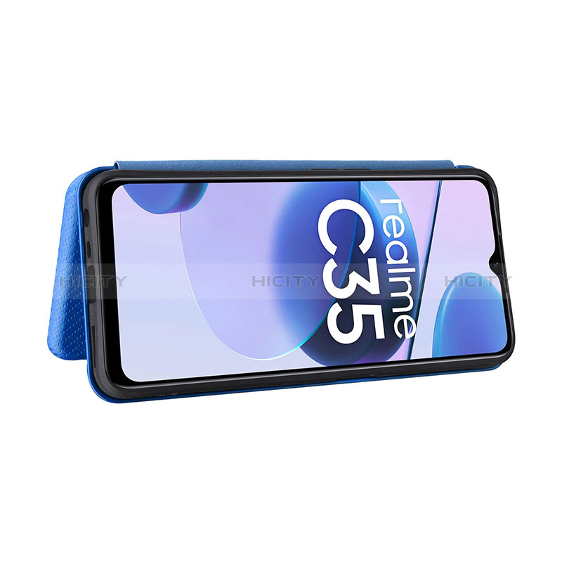 Funda de Cuero Cartera con Soporte Carcasa L02Z para Realme C35