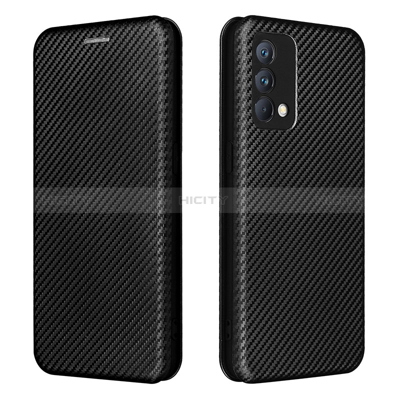 Funda de Cuero Cartera con Soporte Carcasa L02Z para Realme GT Master 5G Negro