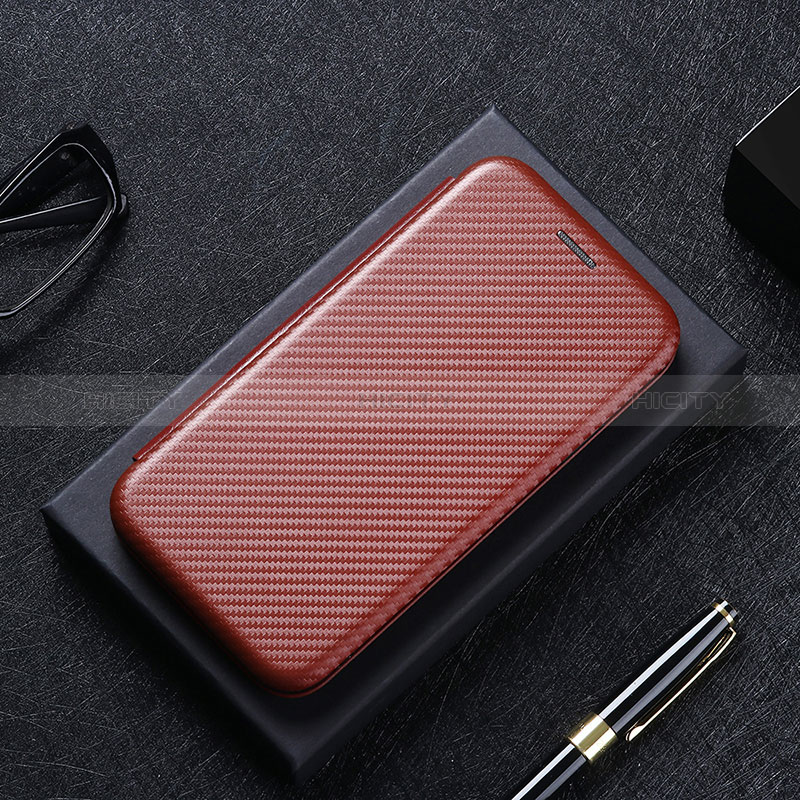 Funda de Cuero Cartera con Soporte Carcasa L02Z para Realme Narzo 30 5G Marron