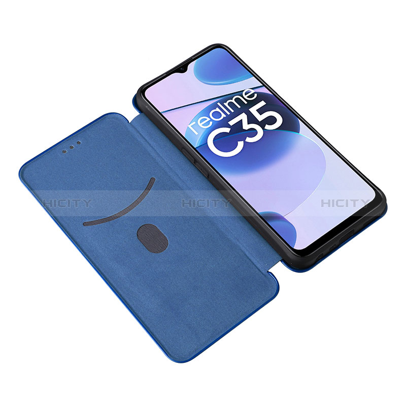 Funda de Cuero Cartera con Soporte Carcasa L02Z para Realme Narzo 50A Prime