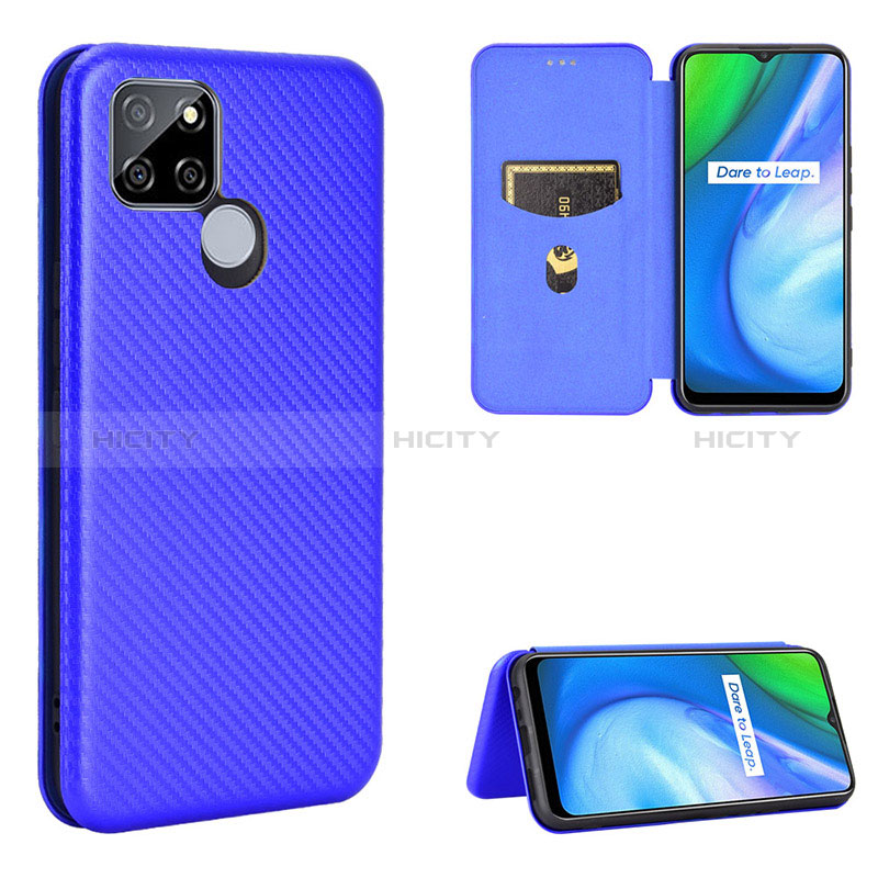 Funda de Cuero Cartera con Soporte Carcasa L02Z para Realme V3 5G