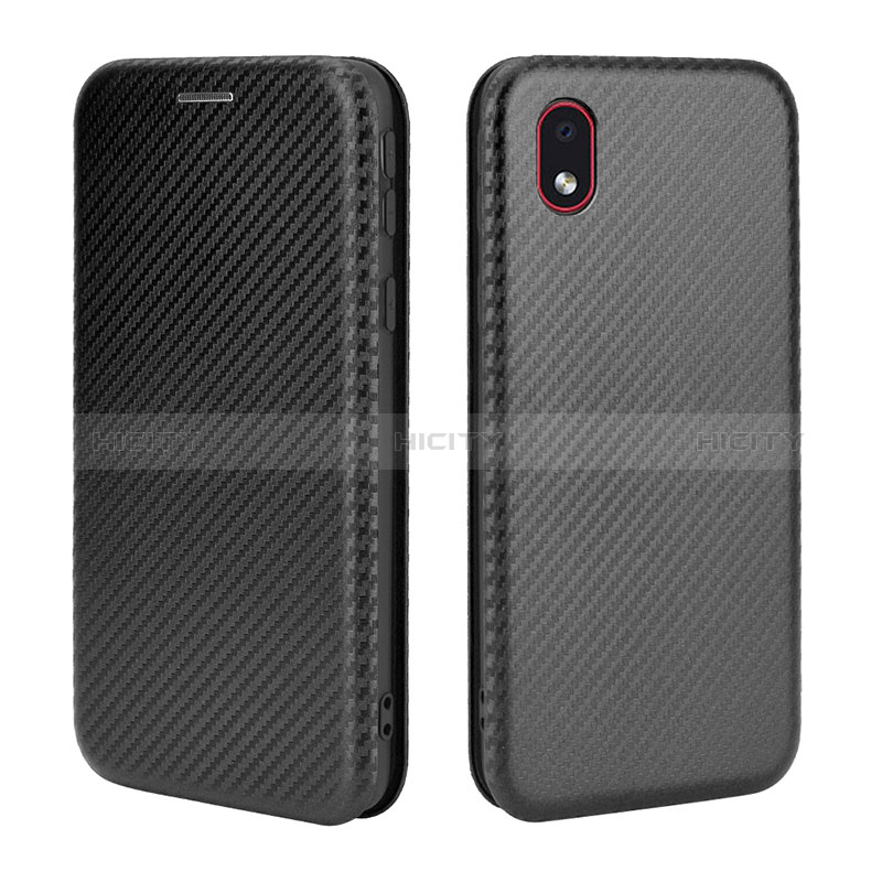 Funda de Cuero Cartera con Soporte Carcasa L02Z para Samsung Galaxy A01 Core