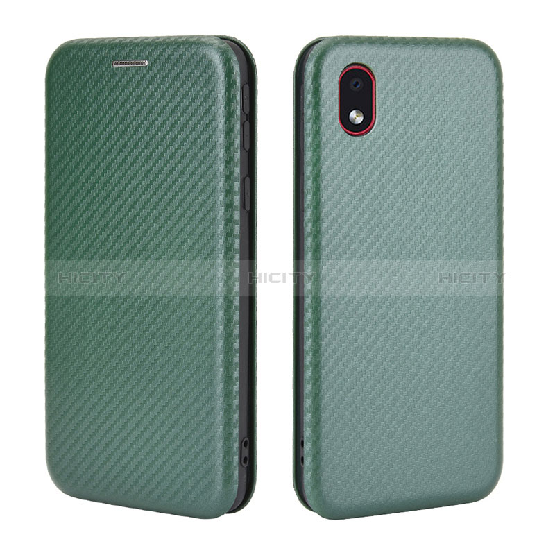 Funda de Cuero Cartera con Soporte Carcasa L02Z para Samsung Galaxy A01 Core