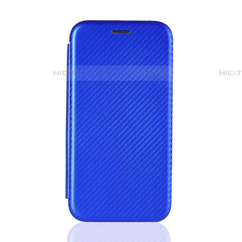 Funda de Cuero Cartera con Soporte Carcasa L02Z para Samsung Galaxy A01 SM-A015 Azul