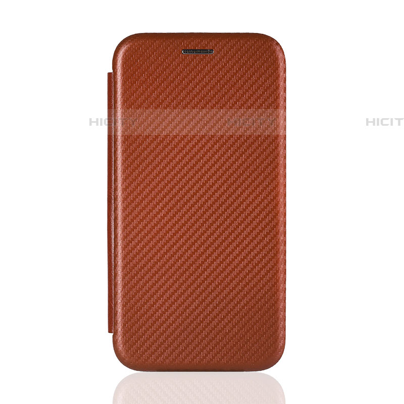 Funda de Cuero Cartera con Soporte Carcasa L02Z para Samsung Galaxy A01 SM-A015 Marron