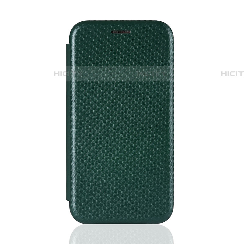 Funda de Cuero Cartera con Soporte Carcasa L02Z para Samsung Galaxy A01 SM-A015 Verde