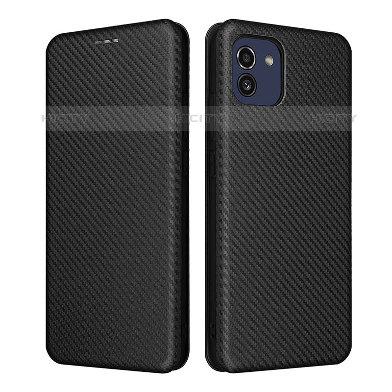 Funda de Cuero Cartera con Soporte Carcasa L02Z para Samsung Galaxy A03