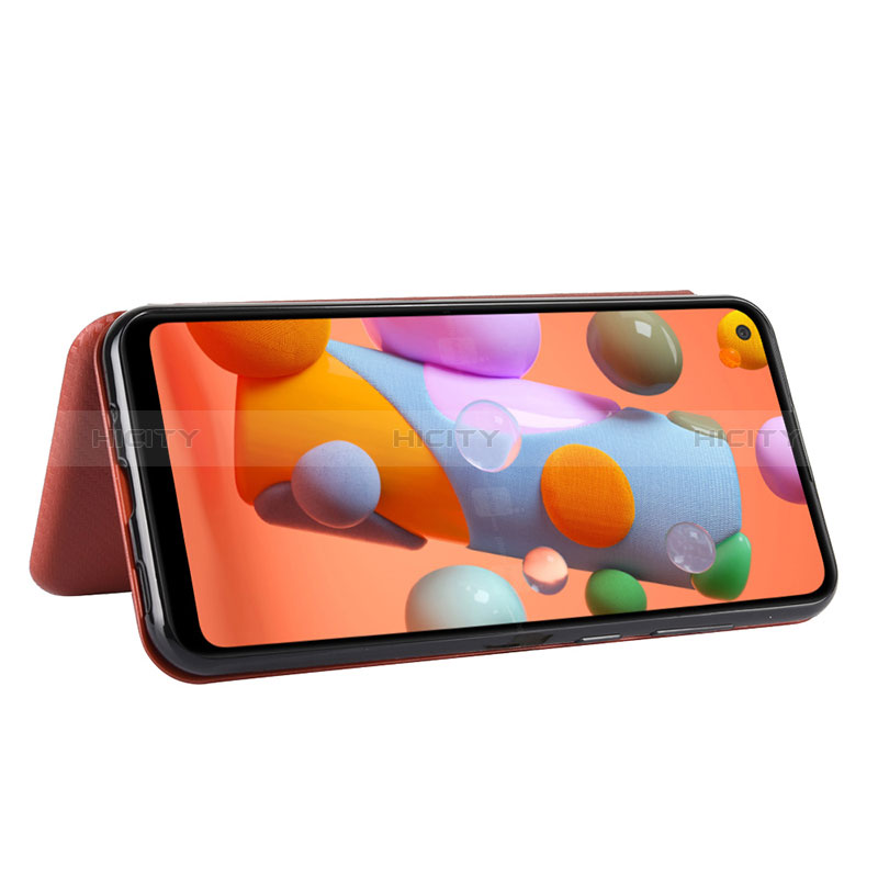 Funda de Cuero Cartera con Soporte Carcasa L02Z para Samsung Galaxy A11