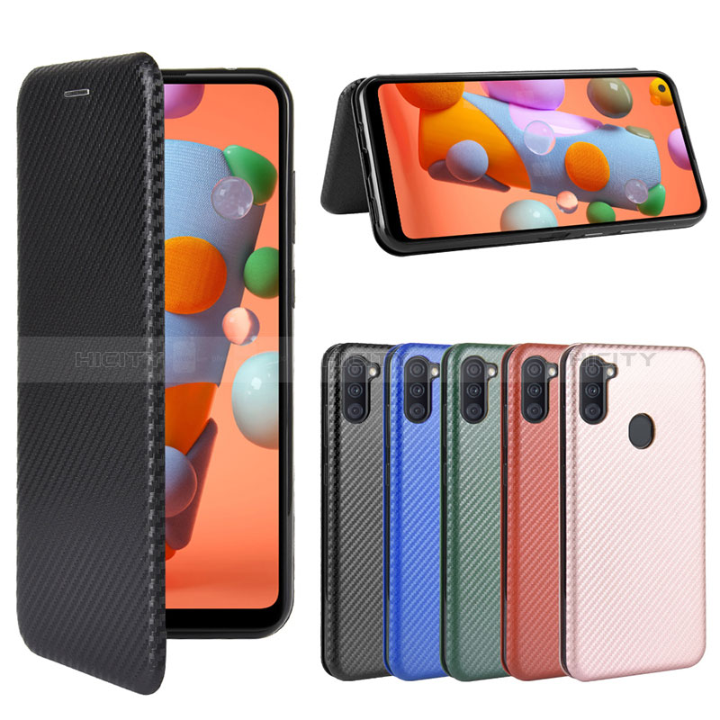 Funda de Cuero Cartera con Soporte Carcasa L02Z para Samsung Galaxy A11