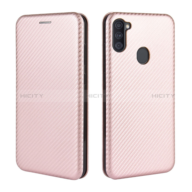 Funda de Cuero Cartera con Soporte Carcasa L02Z para Samsung Galaxy A11