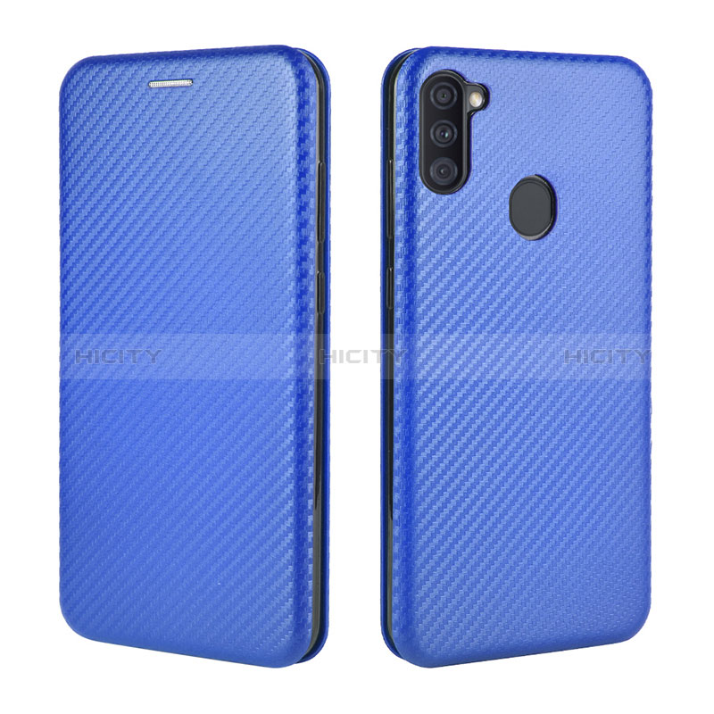 Funda de Cuero Cartera con Soporte Carcasa L02Z para Samsung Galaxy A11