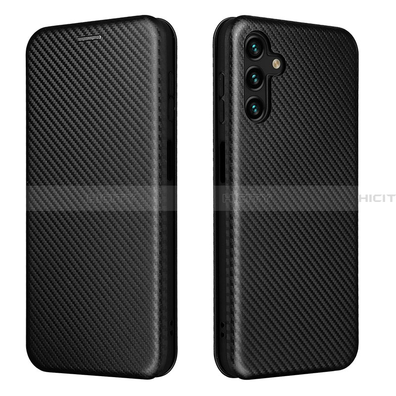 Funda de Cuero Cartera con Soporte Carcasa L02Z para Samsung Galaxy A13 5G Negro