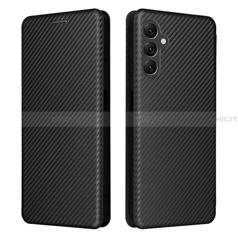 Funda de Cuero Cartera con Soporte Carcasa L02Z para Samsung Galaxy A14 4G Negro