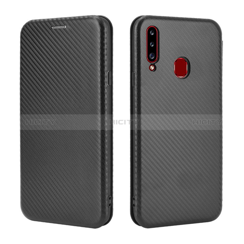 Funda de Cuero Cartera con Soporte Carcasa L02Z para Samsung Galaxy A20s