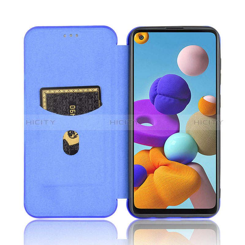 Funda de Cuero Cartera con Soporte Carcasa L02Z para Samsung Galaxy A21s