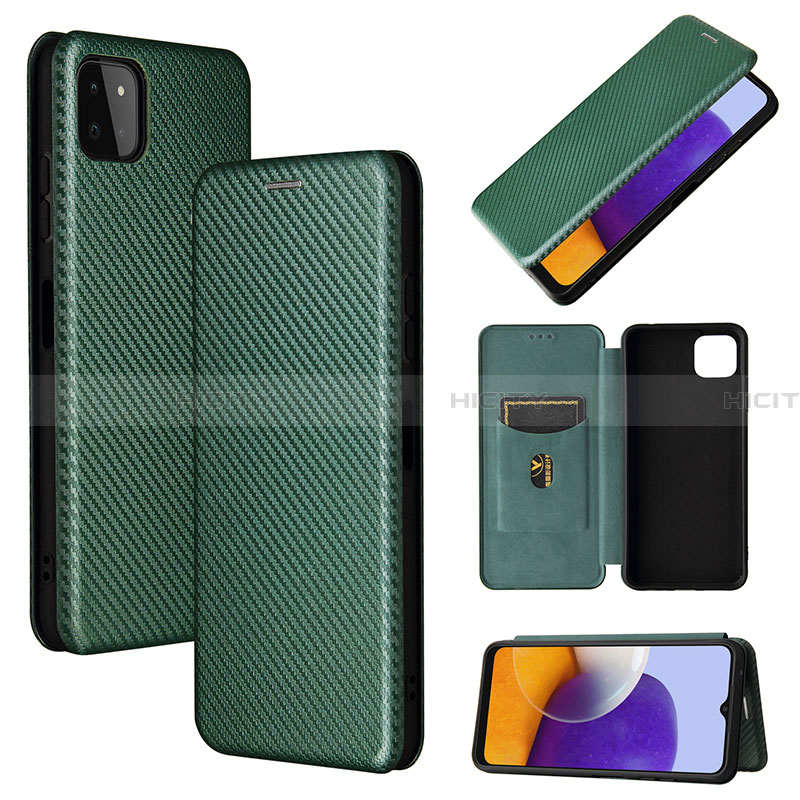 Funda de Cuero Cartera con Soporte Carcasa L02Z para Samsung Galaxy A22 5G