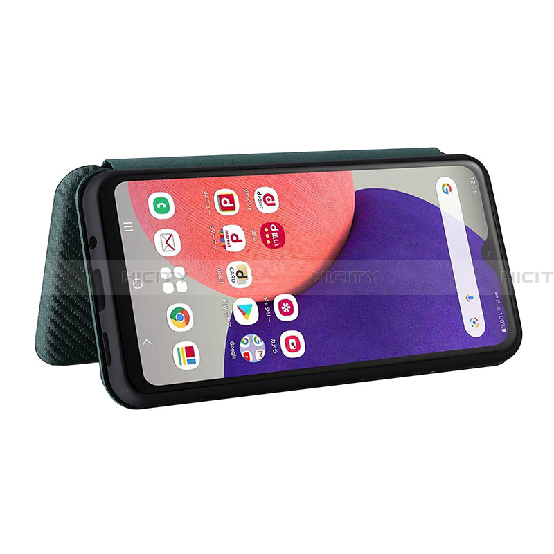 Funda de Cuero Cartera con Soporte Carcasa L02Z para Samsung Galaxy A22 5G SC-56B