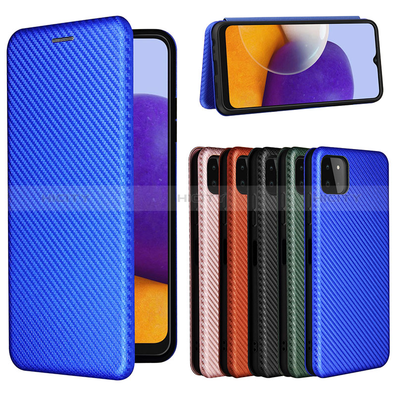 Funda de Cuero Cartera con Soporte Carcasa L02Z para Samsung Galaxy A22s 5G