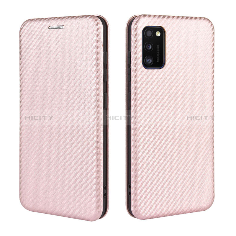 Funda de Cuero Cartera con Soporte Carcasa L02Z para Samsung Galaxy A41