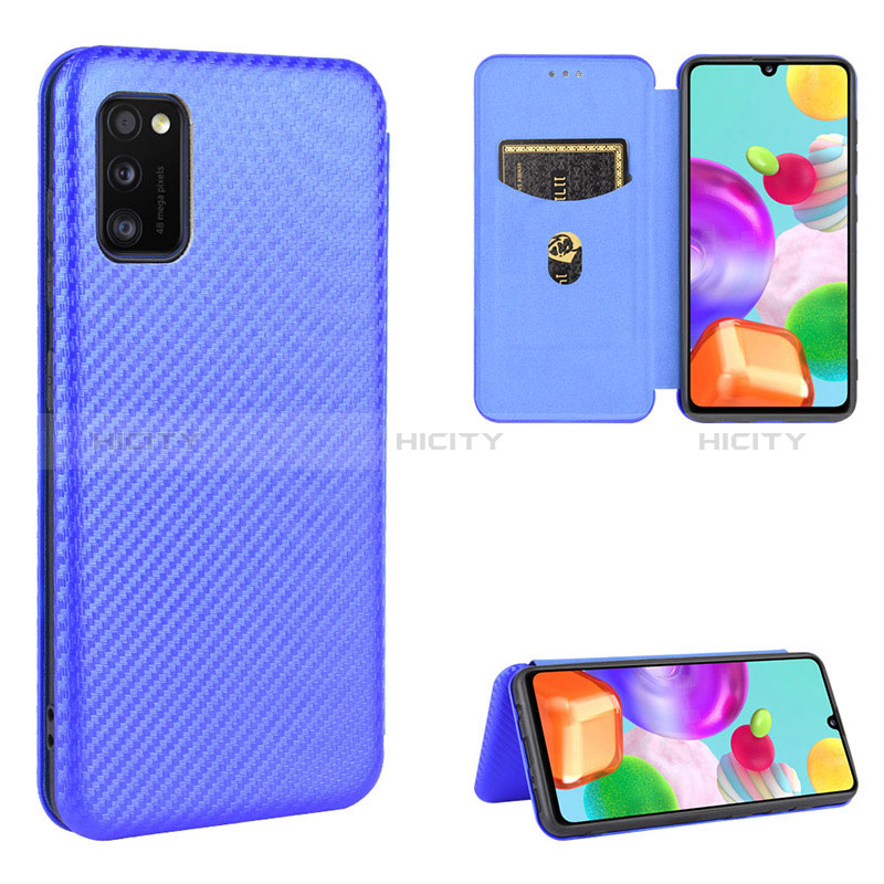 Funda de Cuero Cartera con Soporte Carcasa L02Z para Samsung Galaxy A41