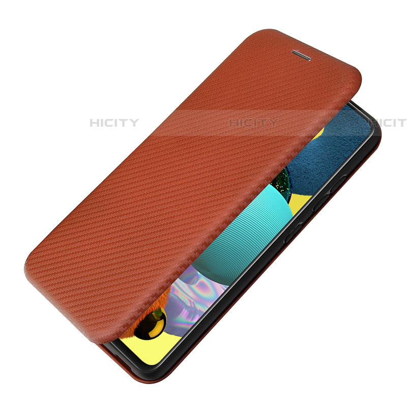 Funda de Cuero Cartera con Soporte Carcasa L02Z para Samsung Galaxy A52 4G