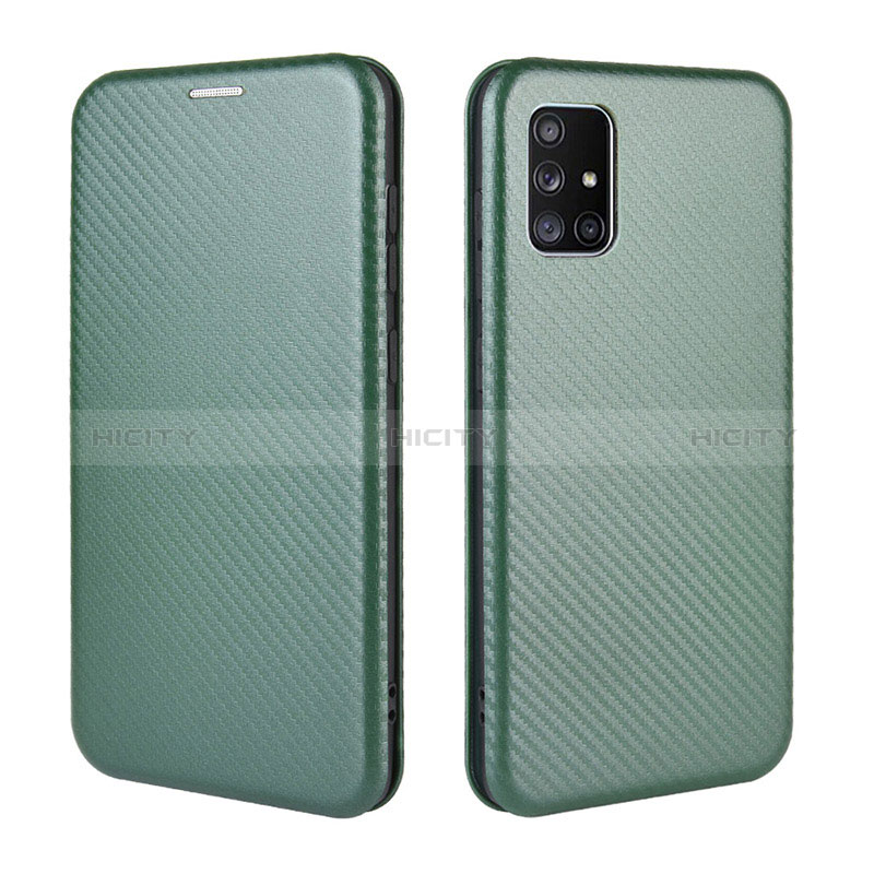 Funda de Cuero Cartera con Soporte Carcasa L02Z para Samsung Galaxy A71 5G