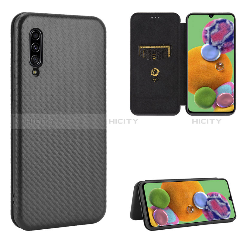 Funda de Cuero Cartera con Soporte Carcasa L02Z para Samsung Galaxy A90 5G