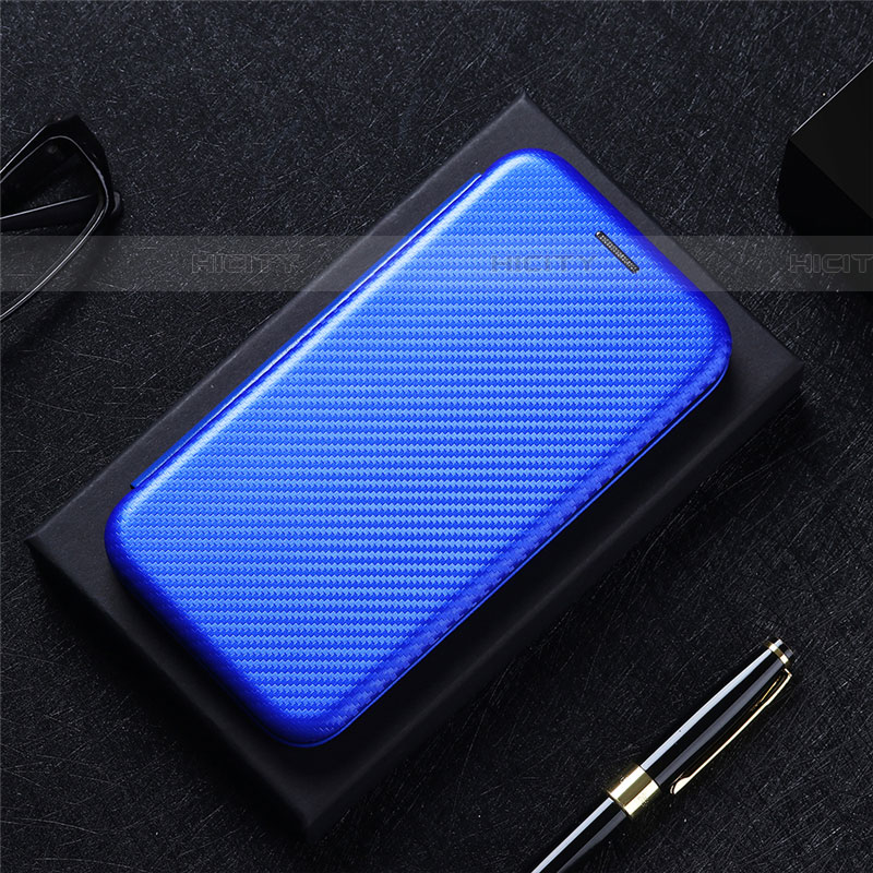 Funda de Cuero Cartera con Soporte Carcasa L02Z para Samsung Galaxy F04 Azul