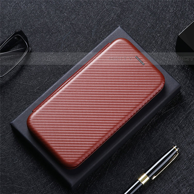 Funda de Cuero Cartera con Soporte Carcasa L02Z para Samsung Galaxy F04 Marron