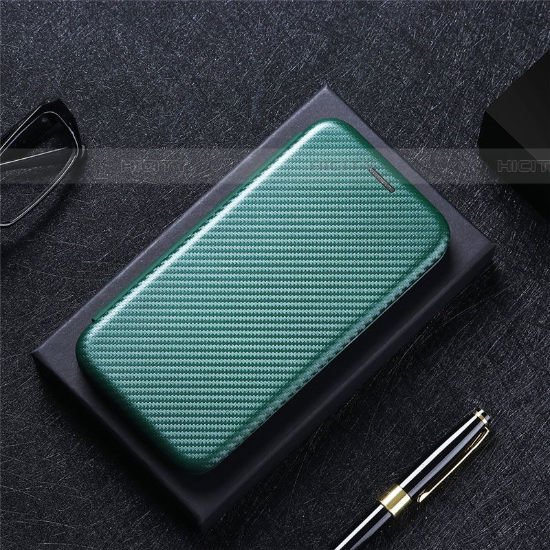 Funda de Cuero Cartera con Soporte Carcasa L02Z para Samsung Galaxy F14 5G Verde