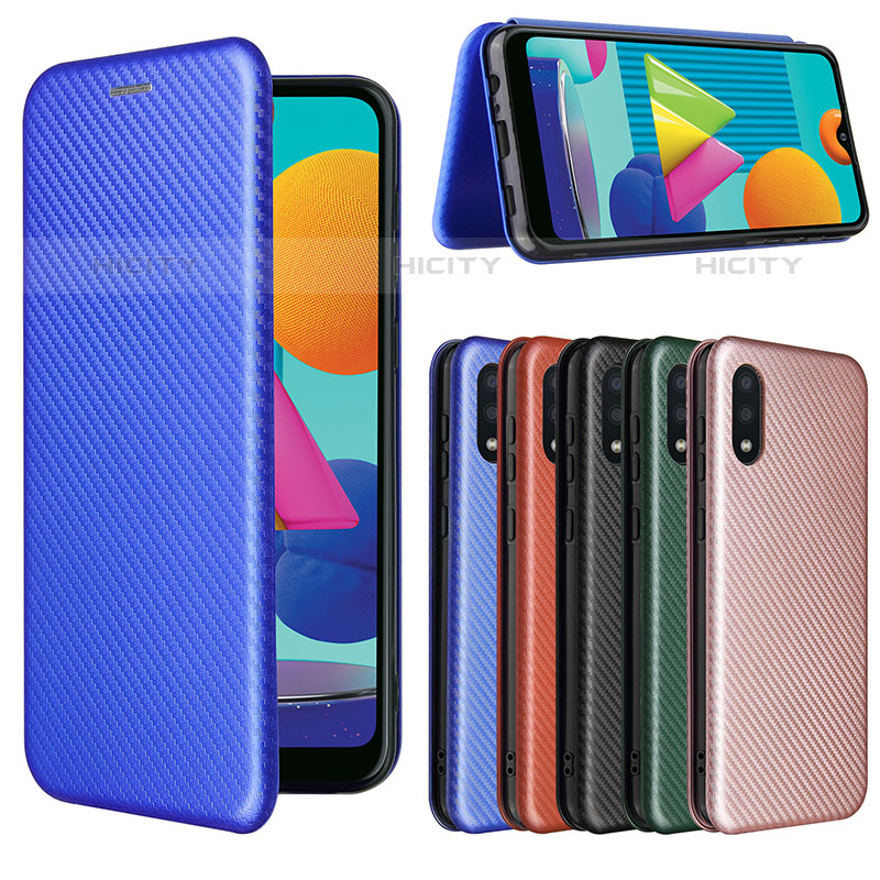 Funda de Cuero Cartera con Soporte Carcasa L02Z para Samsung Galaxy M02