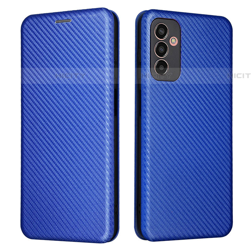 Funda de Cuero Cartera con Soporte Carcasa L02Z para Samsung Galaxy M13 4G Azul