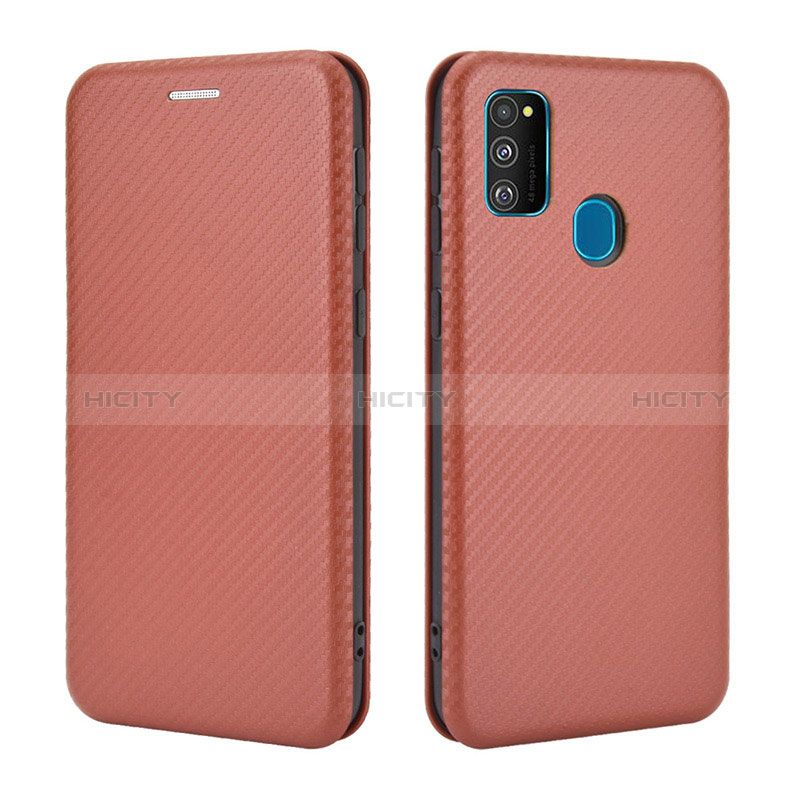 Funda de Cuero Cartera con Soporte Carcasa L02Z para Samsung Galaxy M21