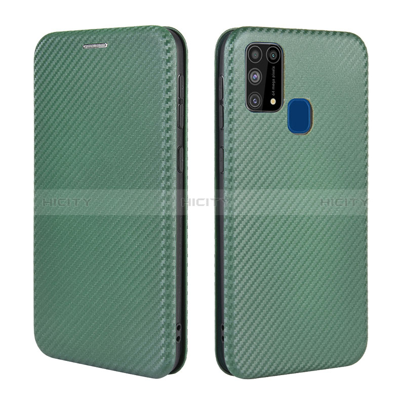 Funda de Cuero Cartera con Soporte Carcasa L02Z para Samsung Galaxy M21s